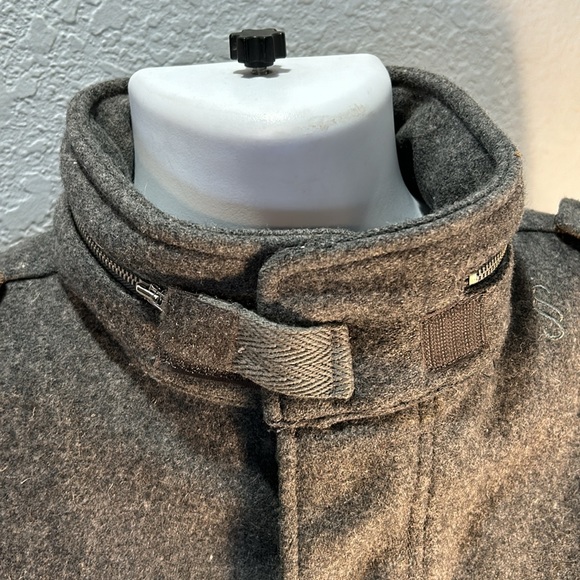 Subscript wool blend military style jacket - Picture 6 of 16